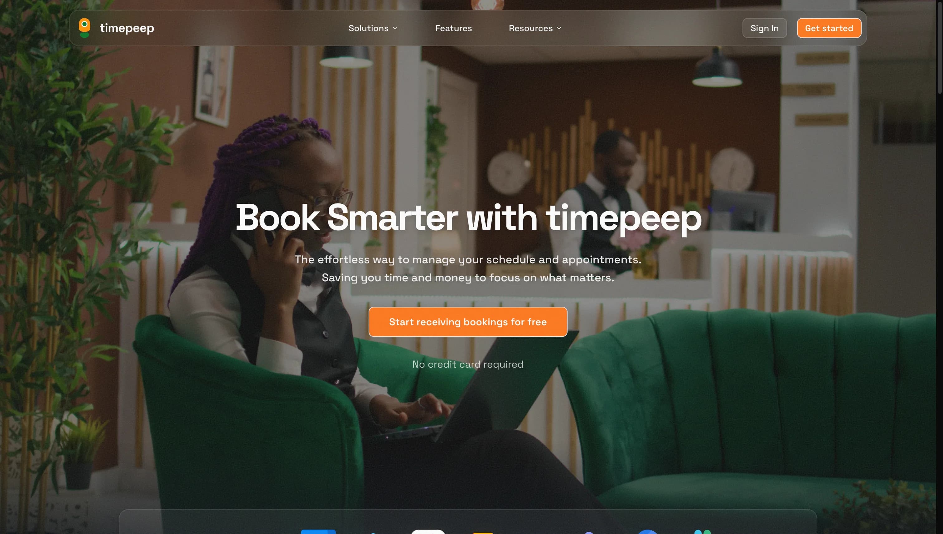 Visit the timepeep Homepage
